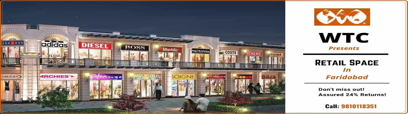  WTC Retail Space Faridabad Banner Image